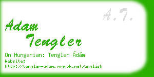 adam tengler business card